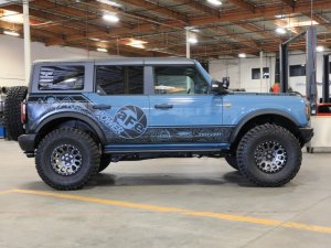 Ford Bronco Nerf Bars & Running Boards - aFe - Terra Guard Off-Road Sliders - Black - `21-`25