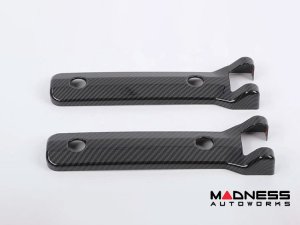 Ford Bronco Tailgate Hinge Cover Kit - Gloss Carbon Fiber - 2 PCS Ford Bronco Tailgate Hinge Cover Kit - Gloss Carbon Fiber - 2 PCS