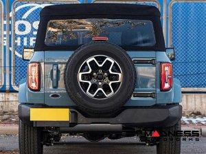 Ford Bronco Tailgate Hinge Cover Kit - Gloss Carbon Fiber - 2 PCS Ford Bronco Tailgate Hinge Cover Kit - Gloss Carbon Fiber - 2 PCS
