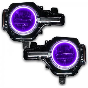 Ford Bronco Headlight LED Halo Kit - ORACLE Lighting - w/ RF Controller - ColorSHIFT - `21-`22