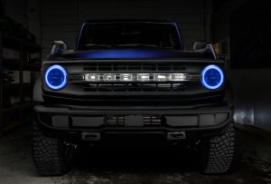 Ford Bronco Headlight Halo Kit - ORACLE Lighting - w/ 2.0 Controller - ColorSHIFT - `21-`22