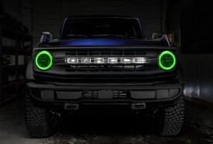 Ford Bronco Headlight Halo Kit - ORACLE Lighting - w/ 2.0 Controller - ColorSHIFT - `21-`22