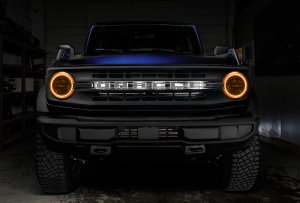 Ford Bronco Headlight LED Halo Kit - ORACLE Lighting - ColorSHIFT - `21-`22