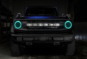 Ford Bronco Headlight Halo Kit - ORACLE Lighting - ColorSHIFT - `21-`22