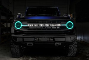 Ford Bronco Headlight Halo Kit - Front - ORACLE Lighting - ColorSHIFT(tm) - `21-`22