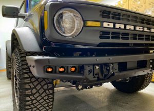 Ford Bronco Fog Light Kit - ORACLE Lighting - Triple LED - Amber - `21-`24