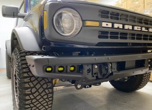 Ford Bronco Fog Light Kit - ORACLE Lighting - Triple LED - Yellow - `21-`24