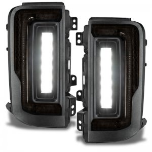 Ford Bronco LED Tail Lights - Rear - ORACLE Lighting - Flush Style, Tinted Lens, Black Series - Black - `21-`23