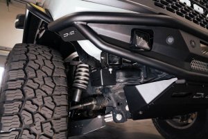 Ford Bronco Crash Bar Caps - DV8 Offroad - w/ Accessory Mount - `21-`22