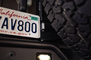 Ford Bronco License Plate Relocation Bracket - Rear - DV8 Offroad - `21-`23