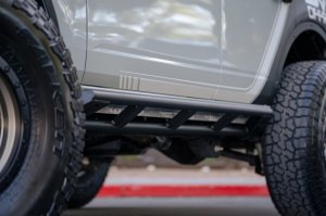 Ford Bronco Rock Sliders - DV8 Offroad - FS-15 Series - Black - `21-`22