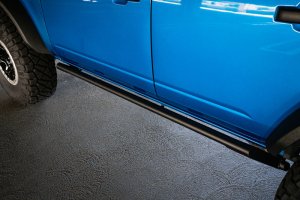 Ford Bronco Rock Sliders - DV8 Offroad - FS-15 Series - Black - `21-`22