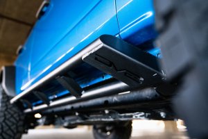 Ford Bronco Rock Sliders - DV8 Offroad - FS-15 Series - Black - `21-`22