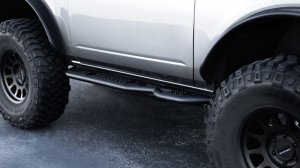 Ford Bronco Side Steps - DV8 Offroad - OE Plus - Black - `21-`23