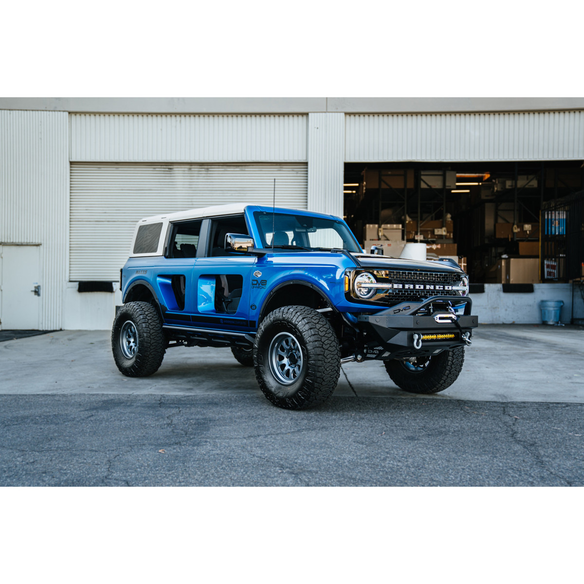 Ford Bronco Hardtop - Anderson Composites - 4 Door - Fiberglass - Textured White