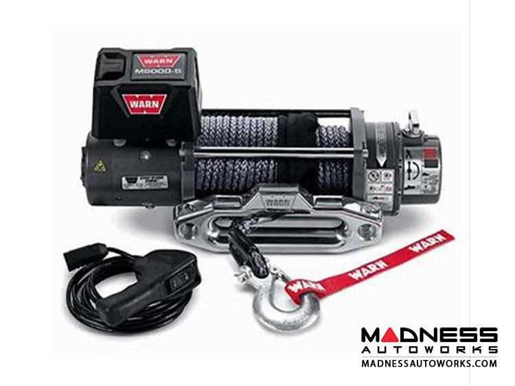 Truck Winches by Warn - M8000 12V w/ Synthetic Rope