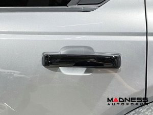 Ford Bronco Door Handle Cover Kit - 4 Door - Gloss Black - 5pc Kit - w/o button