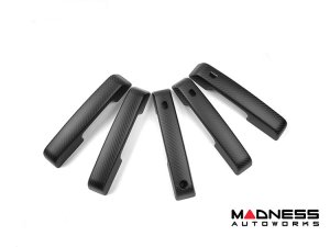 Ford Bronco Door Handle Cover - Matte Carbon Fiber - 5pc