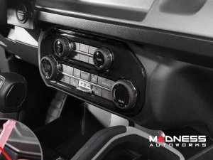 Ford Bronco Air Conditioning Switch Panel Cover - Gloss Black