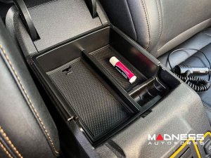 Ford Bronco Center Console Armrest Storage Box - Upper Tray w/ ABS Silicone Pad