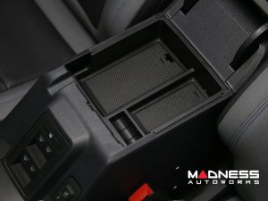 Ford Bronco Center Console Armrest Storage Box - Upper Tray w/ ABS Silicone Pad