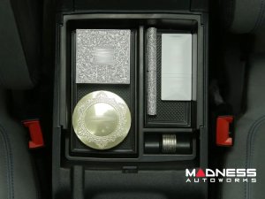 Ford Bronco Center Console Armrest Storage Box - Upper Tray w/ ABS Silicone Pad