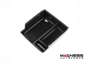 Ford Bronco Center Console Armrest Storage Box - Upper Tray w/ ABS Silicone Pad