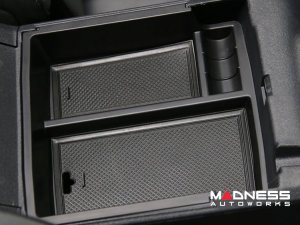 Ford Bronco Center Console Armrest Storage Box - Upper Tray w/ ABS Silicone Pad