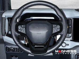 Ford Bronco Steering Wheel Trim Cover - Gloss Black