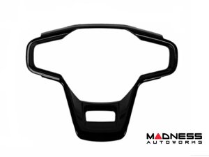 Ford Bronco Steering Wheel Trim Cover - Gloss Black