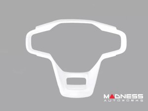 Ford Bronco Steering Wheel Trim Cover - Gloss White