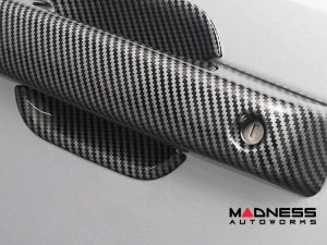 Ford Bronco Door Handle Cover Kit - 4 Door Handle Covers + 4 Door Bowl Inserts - Matte Carbon Fiber - 10 PCS - w/ Keyless Entry Ford Bronco Door Handle Cover Kit - 4 Door Handle Covers + 4 Door Bowl Inserts - Matte Carbon Fiber - 10 PCS - w/ Keyless Entry