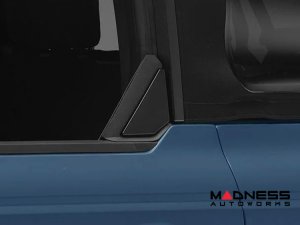 Ford Bronco Rear Door Triangle Trim - Gloss Black - 4 Door Ford Bronco Rear Door Triangle Trim - Gloss Black - 4 Door