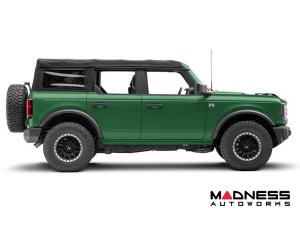 Ford Bronco Rain Deflectors - 4-Door - Set of 4 - Black