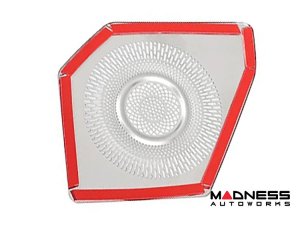 Ford Bronco Rear Speaker Pod Grille Covers - Silver