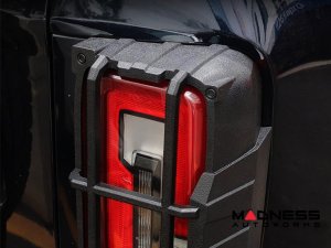 Ford Bronco Tail Light Cover Armor - Set of 2  - Textured Black