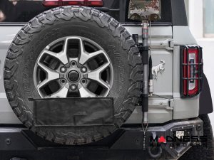 Ford Bronco Tail Light Cover Armor - Set of 2  - Textured Black