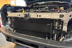 Ford Bronco Transmission Oil Cooler Kit - Front - CSF - External, 2.7L EcoBoost, CNC Billet Machined Plate - `21-`27