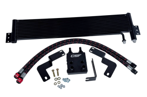 Ford Bronco Transmission Oil Cooler Kit - Front - CSF - External, 2.7L EcoBoost, CNC Billet Machined Plate - `21-`27