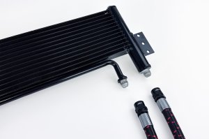 Ford Bronco Transmission Oil Cooler Kit - Front - CSF - External, 2.7L EcoBoost, CNC Billet Machined Plate - `21-`27
