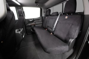 Ford Bronco Raptor Seat Cover - Front - Covercraft - Carhartt Super Dux SeatSaver - Black - `22-`24