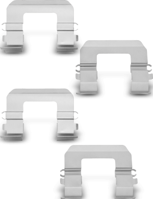 Ford Bronco Brake Hardware Kit - Front - DFC - Stainless Steel - `19-`25