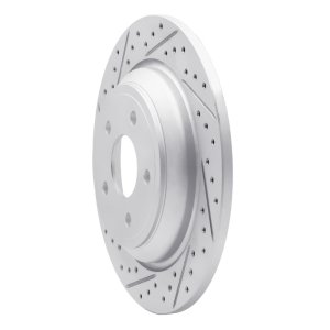 Ford Bronco Sport Brake Rotor (1) - Rear Left - DFC - Drilled & Slotted Geoperformance - `16-`26