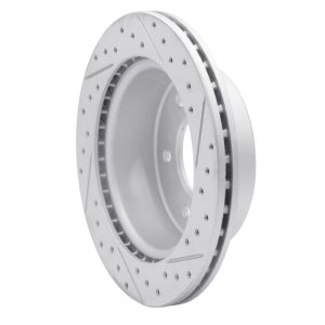 Ford Bronco Brake Rotor (1) - Rear Left - DFC - Drilled & Slotted Geoperformance - `19-`25