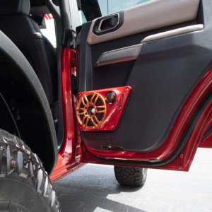 Ford Bronco Door Panel Speaker Enclosures - Rear - DS18 - `21-`25 Ford Bronco Door Panel Speaker Enclosures - Rear - DS18 - `21-`25