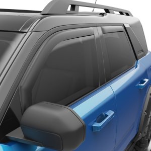 Ford Bronco Sport Window Visors - Front + Rear - EGR - In-Channel, 4-Piece Set - Matte Black - `21-`25 Ford Bronco Sport Window Visors - Front + Rear - EGR - In-Channel, 4-Piece Set - Matte Black - `21-`25