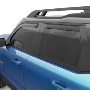 Ford Bronco Sport Window Visors - Front + Rear - EGR - In-Channel, 4-Piece Set - Matte Black - `21-`25