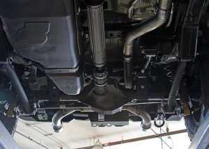 Ford Bronco Performance Exhaust - Rear - Flowmaster - Flow FX Cat-Back, Dual Out Rear Exit - Black - `21-`26