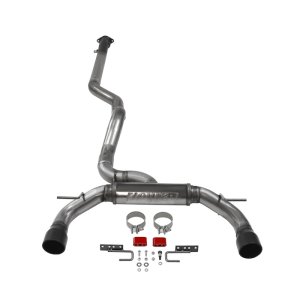 Ford Bronco Performance Exhaust - Rear - Flowmaster - Flow FX Cat-Back, Dual Out Rear Exit - Black - `21-`26