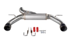 Ford Bronco Performance Exhaust - Rear - Flowmaster - Signature Series Axle-Back - Black chrome - `21-`26